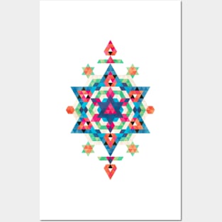 Bohemian Kilim Diamond Posters and Art